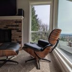 Extra Large IMUS Lounge Chair Aniline Full-grain Vintage glossy Tan Brown Leather CKTY330 photo review