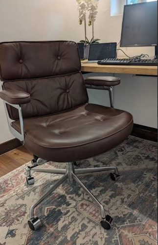 Executive Office Chair Walnut Plywood CKHJ310C photo review